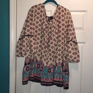 EUC peplum tip size 3x